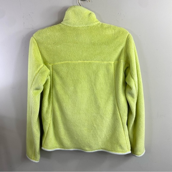 Patagonia Women’s‎ Highlighter Yellow ReTool Snap-T Synchilla Fleece Pullover S - Picture 10 of 13